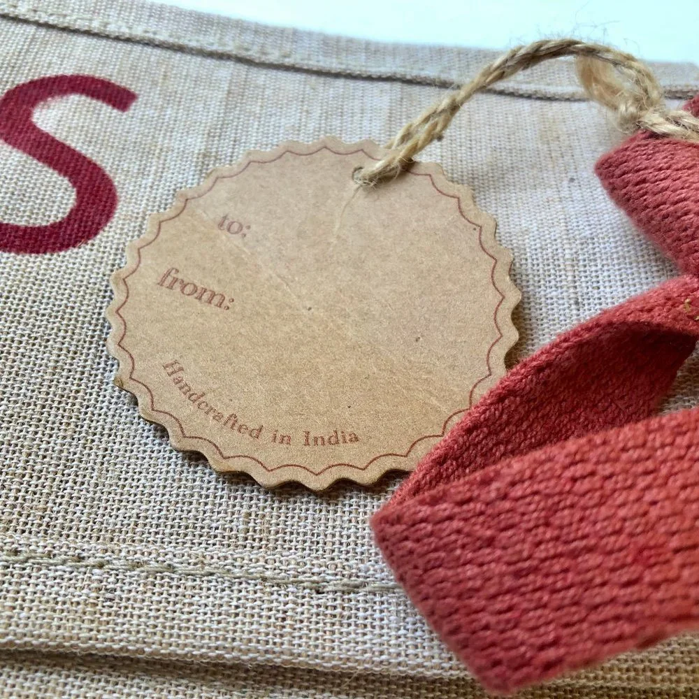 Burlap Wine Tote Gift Bags WINES CONSTANTLY NEW